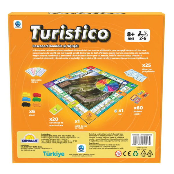 Joc de societate „Turistico”, (ro), Smile Games Joc de societate „Turistico”, (ro), Smile Games