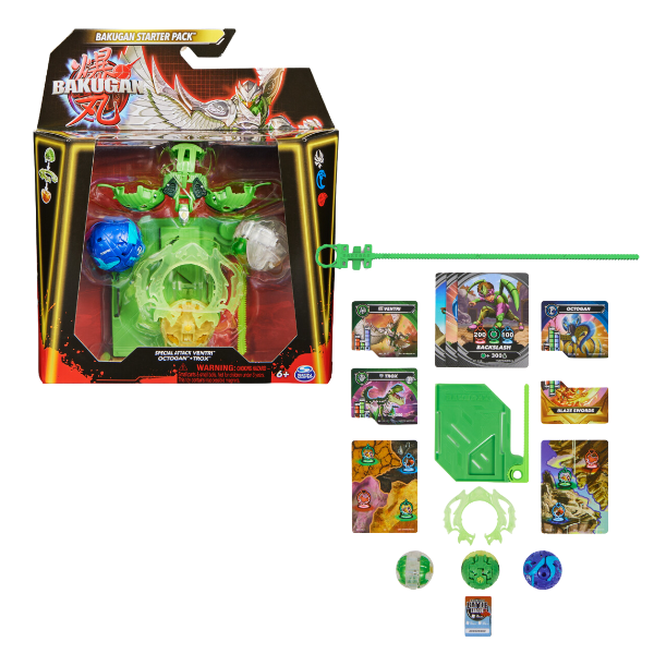 Setul de început Bakugan 3-în-1 Setul de început Bakugan 3-în-1