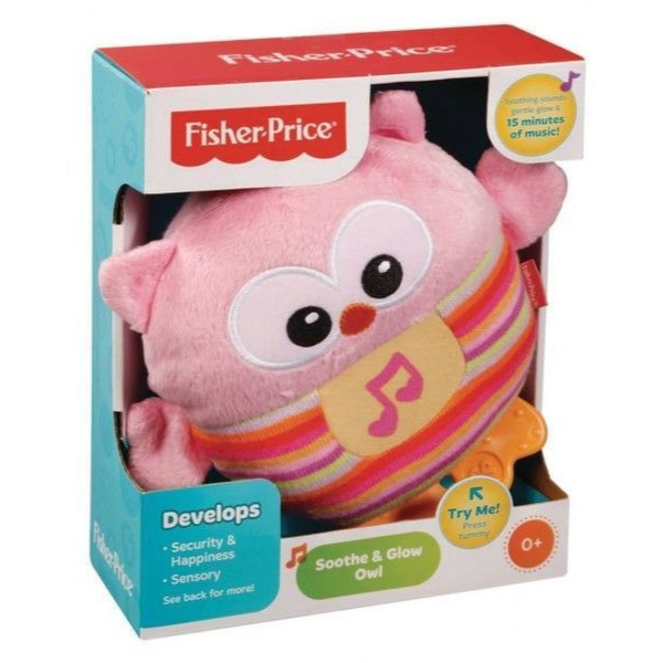 Fisher-Price Мягкий музыкальный ночник Сова Fisher-Price Мягкий музыкальный ночник Сова