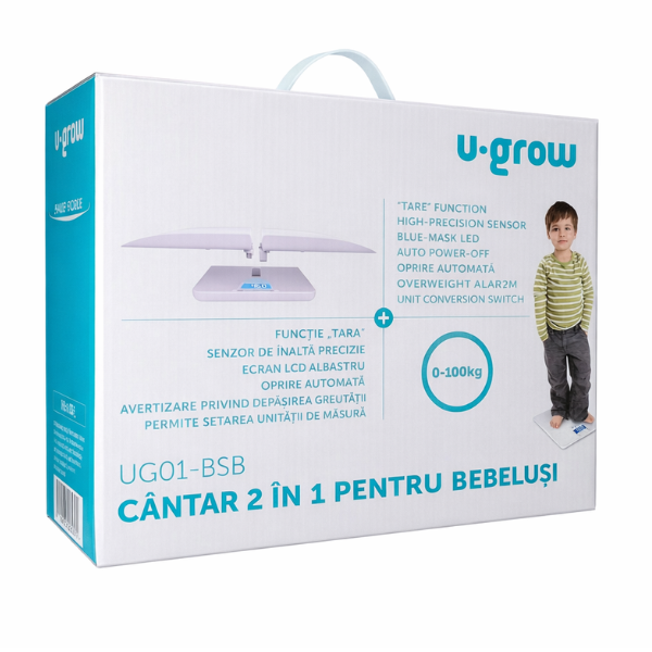 Весы 2 в 1 для младенцев «U-Grow: с функцией Bluetooth» Весы 2 в 1 для младенцев «U-Grow: с функцией Bluetooth»