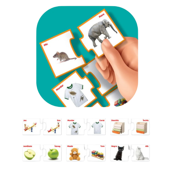Puzzle „Învățăm opozițiile”, (ro), Smile Games Puzzle „Învățăm opozițiile”, (ro), Smile Games