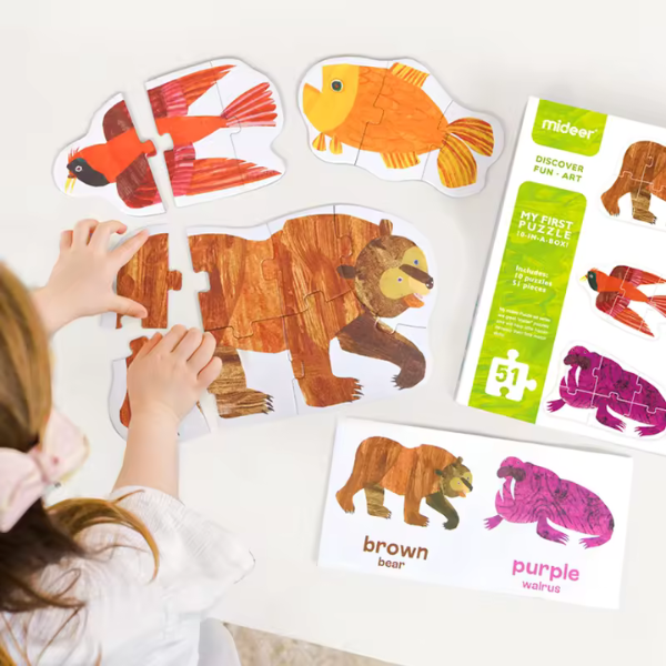 Primul Meu Puzzle ”Lumea lui Eric Carle”, 51 elem. Primul Meu Puzzle ”Lumea lui Eric Carle”, 51 elem.