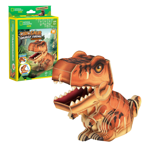 3D-пазл Tyrannosaurus Rex – Собери собственного грозного тираннозавра, 47 элементов 3D-пазл Tyrannosaurus Rex – Собери собственного грозного тираннозавра, 47 элементов
