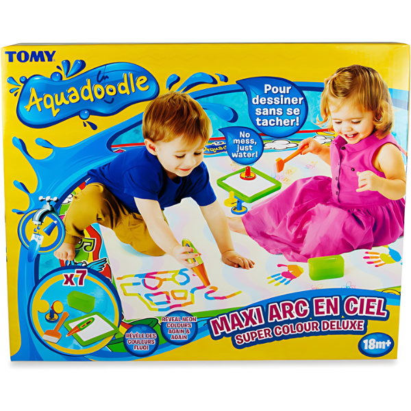 Covoraș de joacă pentru desen cu apă „Curcubeul colorat” Covoraș de joacă pentru desen cu apă „Curcubeul colorat”