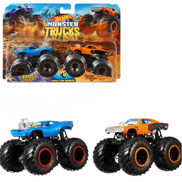 Hot Wheels „Monster Trucks” set 2 mașini (as).