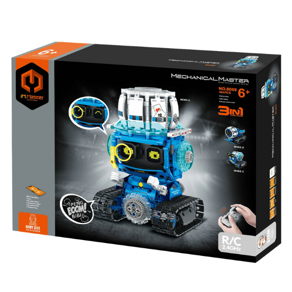 Set de construcție 3 în 1 iM Master Mechanical Master „Robot – detectiv ”, cu telecomandă, 494 piese Set de construcție 3 în 1 iM Master Mechanical Master „Robot – detectiv ”, cu telecomandă, 494 piese