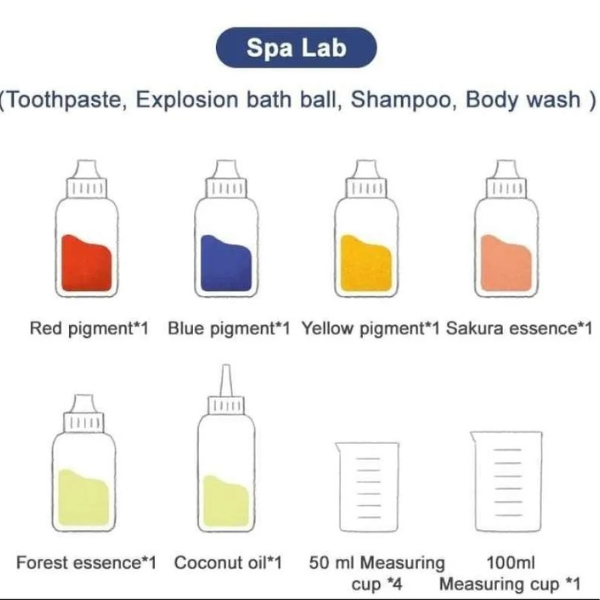 Set pentru experimente științifice „Laborator spa” Set pentru experimente științifice „Laborator spa”
