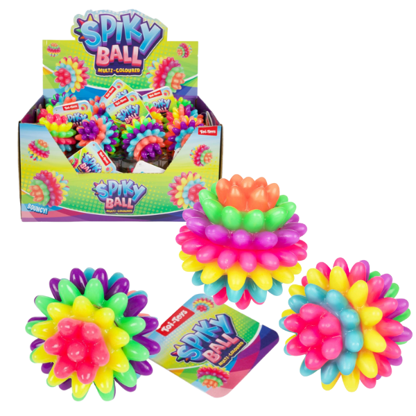 Minge senzorială cu țepi multicolor Minge senzorială cu țepi multicolor