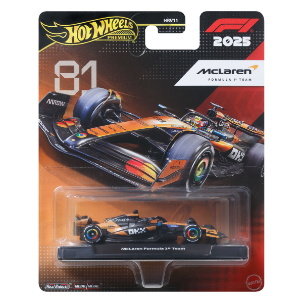 Hot Wheels 1:64 Mașinuță de colecție „Formula 1: McLaren #81” Hot Wheels 1:64 Mașinuță de colecție „Formula 1: McLaren #81”