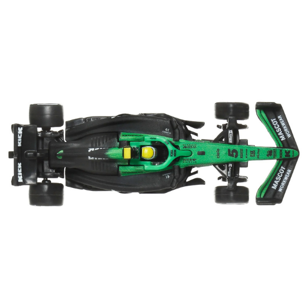 Mașinuță colecționabilă Hot Wheels „Formula 1 Premium” Echipa Kick Sauber Nr.5, 1:64 Mașinuță colecționabilă Hot Wheels „Formula 1 Premium” Echipa Kick Sauber Nr.5, 1:64