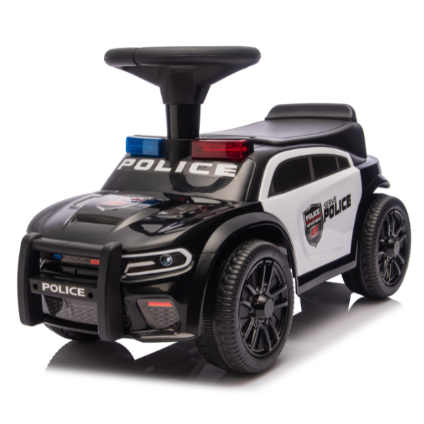 Tolocar „Police Ride-On Car” pentru copii, cu volan muzical Tolocar „Police Ride-On Car” pentru copii, cu volan muzical