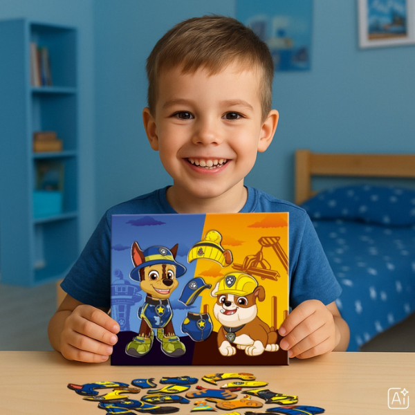 Joc magnetic de îmbrăcat „Chase și Rubble”, seria Patrula cățelușilor, 26 elem. Joc magnetic de îmbrăcat „Chase și Rubble”, seria Patrula cățelușilor, 26 elem.