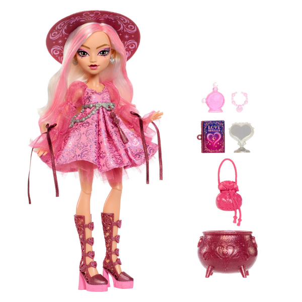 Set de joacă Monster High Moonspell Magic „Carina Song” cu accesorii Set de joacă Monster High Moonspell Magic „Carina Song” cu accesorii