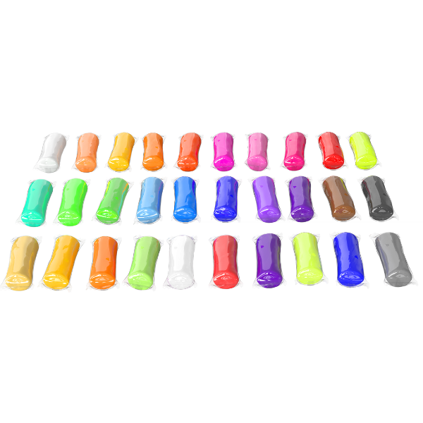 Тесто для лепки Play dough, 30 цветов х 15 г. Тесто для лепки Play dough, 30 цветов х 15 г.