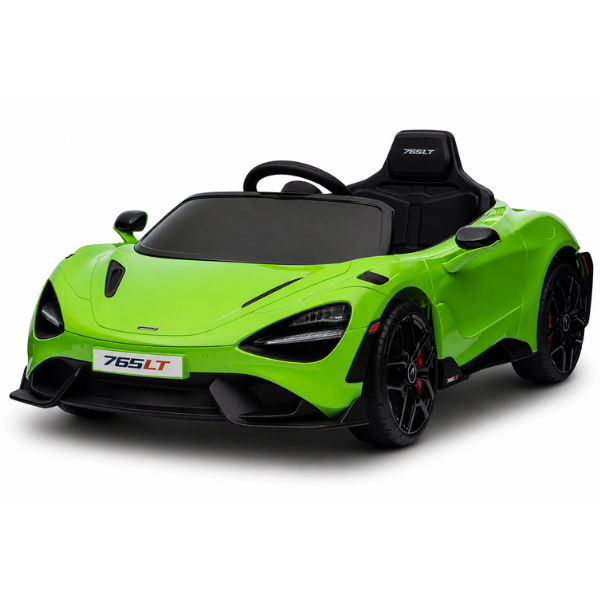 Машина McLaren 765LT, Аккумулятор 12V7AH, 4 мотора 35W, EVA колеса, кожаные сидения Машина McLaren 765LT, Аккумулятор 12V7AH, 4 мотора 35W, EVA колеса, кожаные сидения