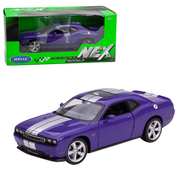 Коллекционный автомобиль 2012 DODGE CHALLENGER SRT 1:24 Welly Коллекционный автомобиль 2012 DODGE CHALLENGER SRT 1:24 Welly