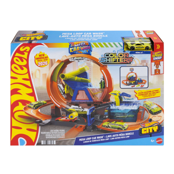 Игровой набор Hot Wheels City «Мегаавтомойка с петлей» Игровой набор Hot Wheels City «Мегаавтомойка с петлей»