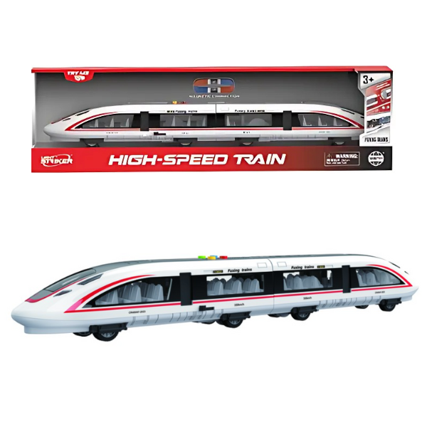 1:16 Tren magnetic de mare viteză cu inerție (lumină/sunet) 1:16 Tren magnetic de mare viteză cu inerție (lumină/sunet)