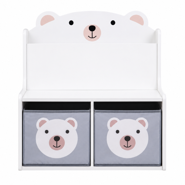 Скамейка с местом для хранения игрушек и книг «Bear», U-Grow Скамейка с местом для хранения игрушек и книг «Bear», U-Grow