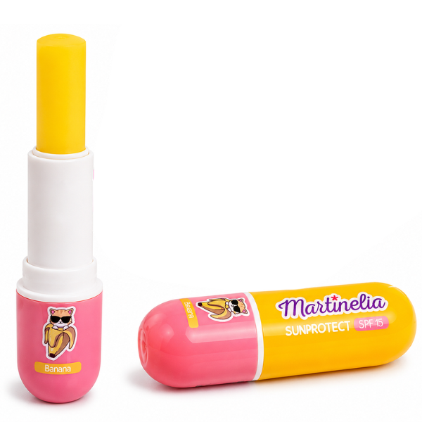 Martinelia balsam de buze cu protecție solară „Yummy”, SPF 15 Martinelia balsam de buze cu protecție solară „Yummy”, SPF 15