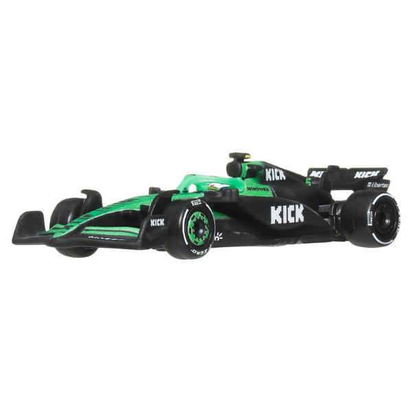 Mașinuță colecționabilă Hot Wheels „Formula 1 Premium” Echipa Kick Sauber Nr.5, 1:64 Mașinuță colecționabilă Hot Wheels „Formula 1 Premium” Echipa Kick Sauber Nr.5, 1:64