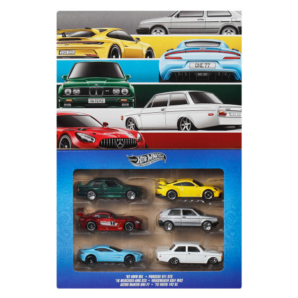 Набор из 6 машинок Hot Wheels «Silver Series» 1:64 Набор из 6 машинок Hot Wheels «Silver Series» 1:64