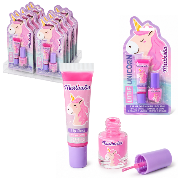 Martinelia Ojă și luciul de buze „Micul Unicorn”, 2 elem. Martinelia Ojă și luciul de buze „Micul Unicorn”, 2 elem.