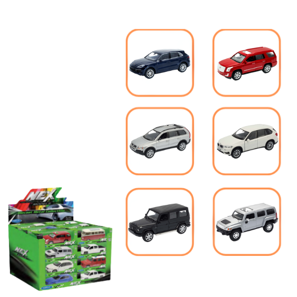 Mașini Metalice de Colecție 1:32 WELLY, 6 modele (24B) Mașini Metalice de Colecție 1:32 WELLY, 6 modele (24B)