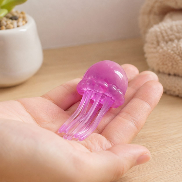Jucărie antistres Squishy Flippy Meduză cu tentacule flexibile, violet, 100 g Jucărie antistres Squishy Flippy Meduză cu tentacule flexibile, violet, 100 g