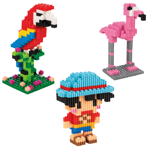Set de construcție 3D Pixel, 1750 elem. Set de construcție 3D Pixel, 1750 elem.
