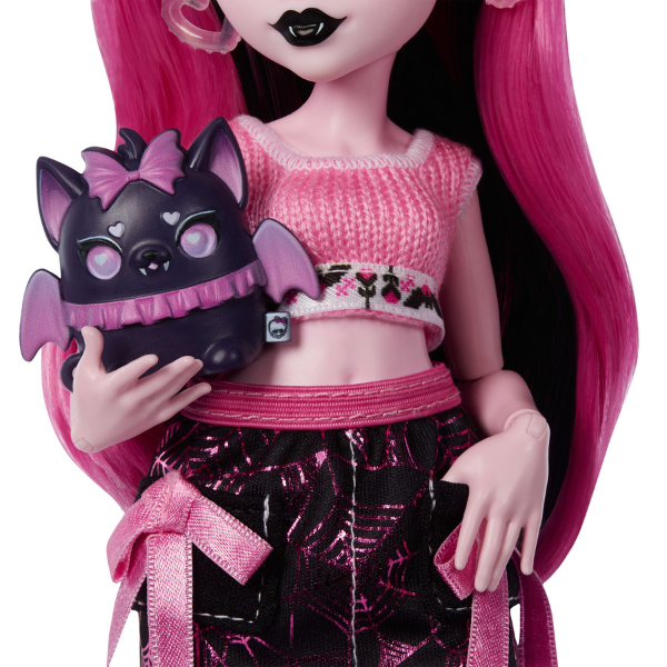 Set de joacă Monster High Self-Scare Secrets „Draculaura”, cu accesorii Set de joacă Monster High Self-Scare Secrets „Draculaura”, cu accesorii