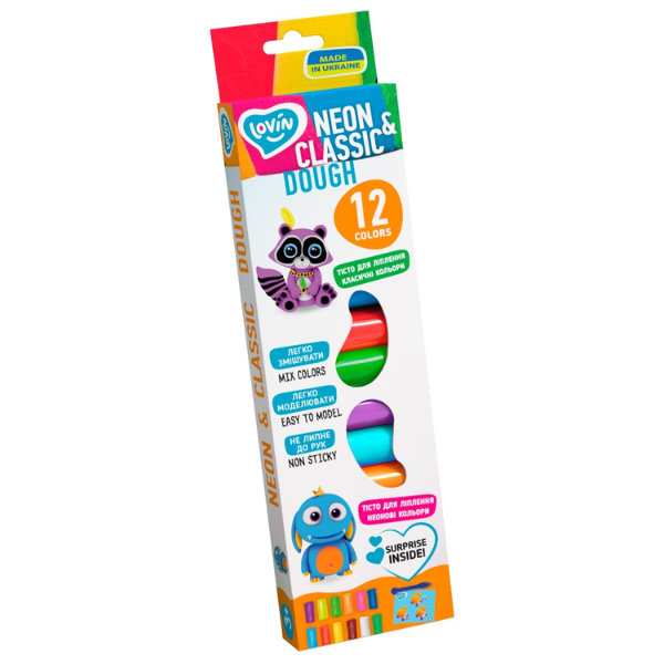 Set de aluat pentru modelare Play dough, 12 culori x 15 g. Set de aluat pentru modelare Play dough, 12 culori x 15 g.