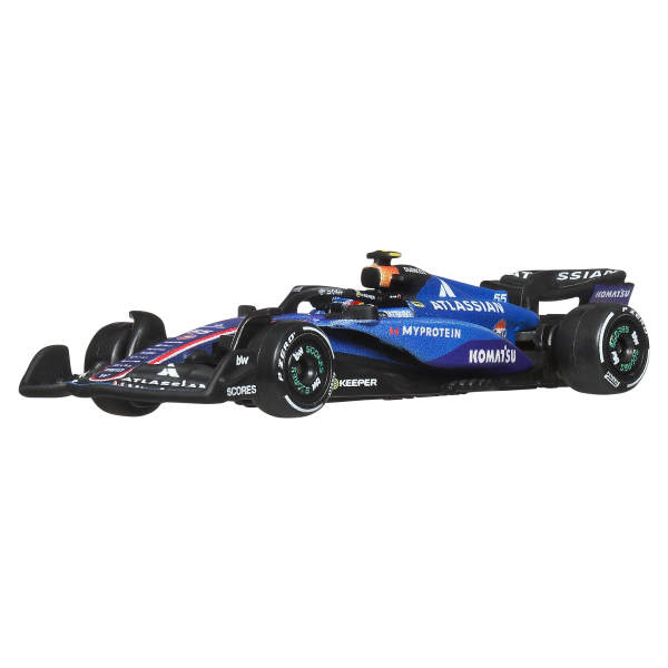 Hot Wheels Premium Formula 1 Atlassian Williams Racing #23 Vehicle, 1:64 Hot Wheels Premium Formula 1 Atlassian Williams Racing #23 Vehicle, 1:64