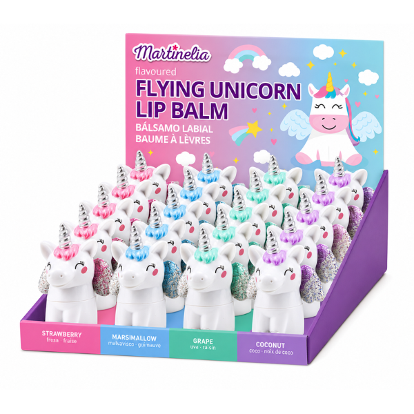 Martinelia Balsam de buze „Unicorn zburător”, 4 culori Martinelia Balsam de buze „Unicorn zburător”, 4 culori