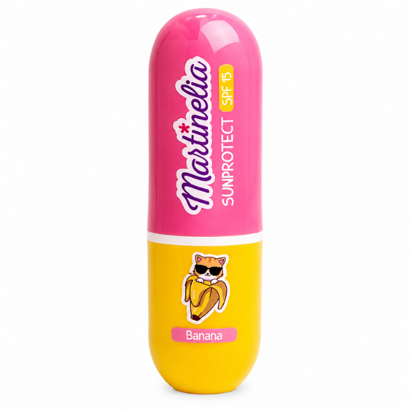 Martinelia balsam de buze cu protecție solară „Yummy”, SPF 15 Martinelia balsam de buze cu protecție solară „Yummy”, SPF 15