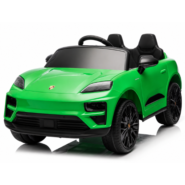 Машина Porsche Macan Turbo EV, Аккумулятор 12V10AH, 4 мотора 25W, EVA колеса, кожаные сидения Машина Porsche Macan Turbo EV, Аккумулятор 12V10AH, 4 мотора 25W, EVA колеса, кожаные сидения