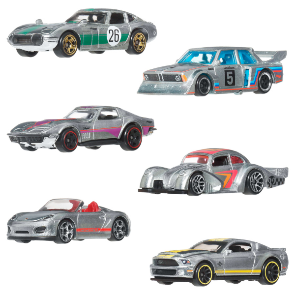 Set Hot Wheels Silver Series 2025 «Zamac» 1:64, în as. Set Hot Wheels Silver Series 2025 «Zamac» 1:64, în as.