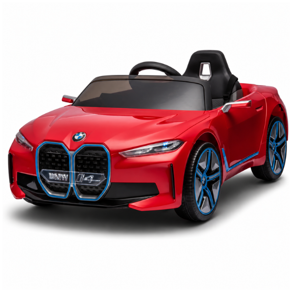Машина BMW i4, Аккумулятор 12V7AH, 4 мотора 25-35W, EVA колеса, кожаные сидения Машина BMW i4, Аккумулятор 12V7AH, 4 мотора 25-35W, EVA колеса, кожаные сидения