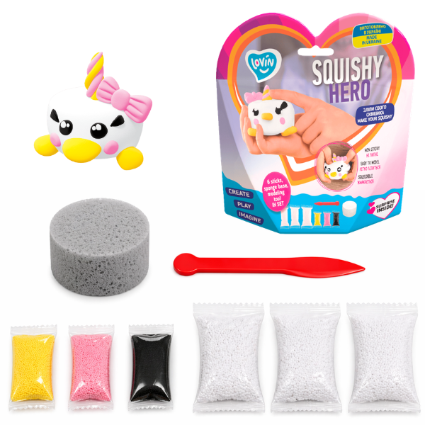 Set de plastilină aerată Air Clay „Squishy: Unicorn”, 6 buc. a câte 5 g. Set de plastilină aerată Air Clay „Squishy: Unicorn”, 6 buc. a câte 5 g.