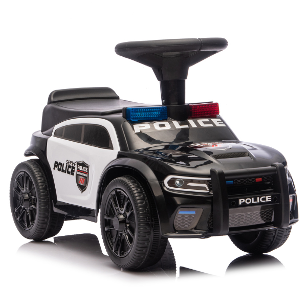 Tolocar „Police Ride-On Car” pentru copii, cu volan muzical Tolocar „Police Ride-On Car” pentru copii, cu volan muzical