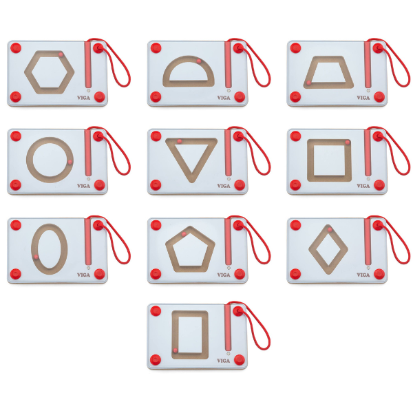 Set de table magnetice „Forme geometrice”, 10 buc. Set de table magnetice „Forme geometrice”, 10 buc.