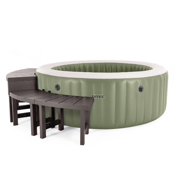 INTEX Jacuzzi SPA gonflabil “Bubble Massage” 196х71 cm, 795L, 4 persoane, Oliv INTEX Jacuzzi SPA gonflabil “Bubble Massage” 196х71 cm, 795L, 4 persoane, Oliv
