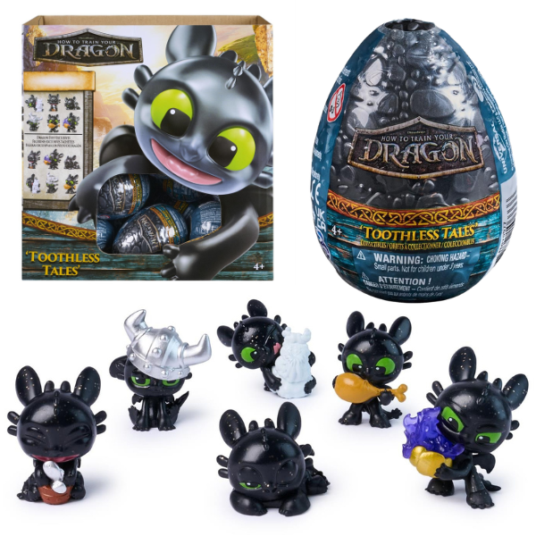 „Cum să-ți dresezi dragonul: Figurină surpriză Toothless”, 12 modele „Cum să-ți dresezi dragonul: Figurină surpriză Toothless”, 12 modele