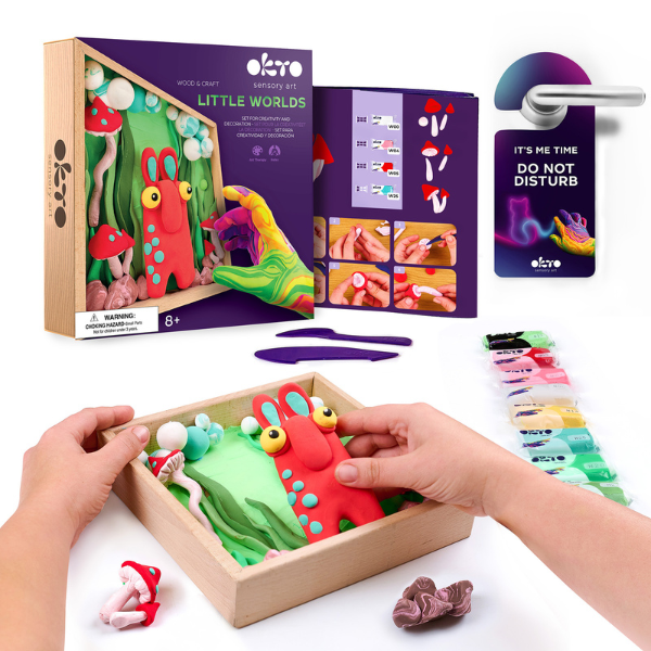 DIY Set de plastilină aerată Air Clay Lumi mici „Trol” DIY Set de plastilină aerată Air Clay Lumi mici „Trol”