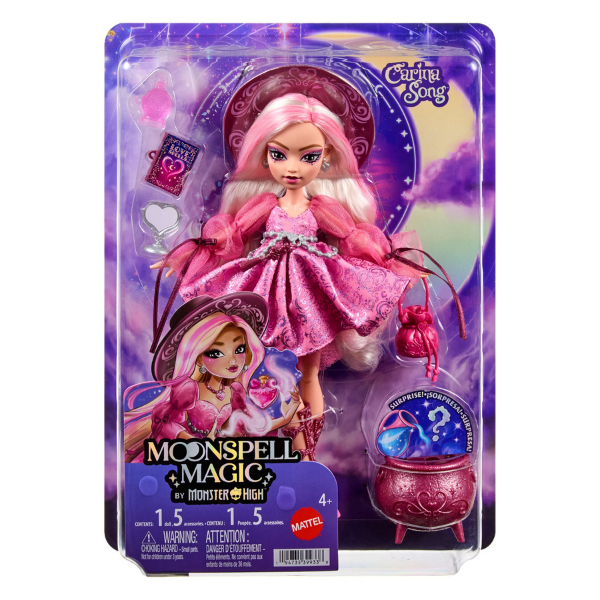 Set de joacă Monster High Moonspell Magic „Carina Song” cu accesorii Set de joacă Monster High Moonspell Magic „Carina Song” cu accesorii