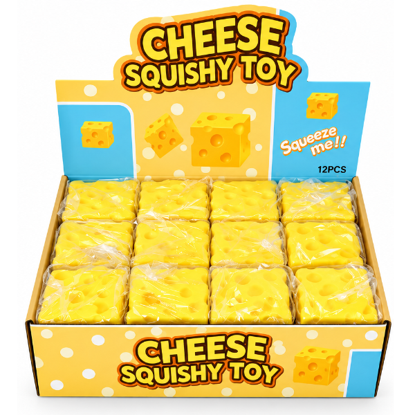 Игрушка-антистресс «Сыр» с ароматом сладкой выпечки, 7 × 7 × 7 см Игрушка-антистресс «Сыр» с ароматом сладкой выпечки, 7 × 7 × 7 см