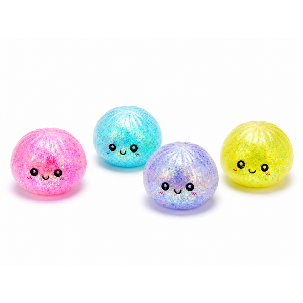 Jucărie antistres „Flippy Squishy: Dumpling”cu sclipici, 8.5 x 8.5 x 8.5 cm Jucărie antistres „Flippy Squishy: Dumpling”cu sclipici, 8.5 x 8.5 x 8.5 cm