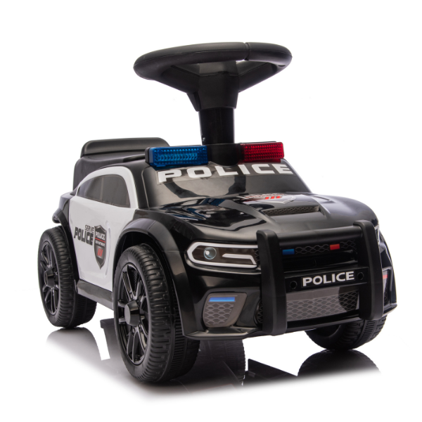 Tolocar „Police Ride-On Car” pentru copii, cu volan muzical Tolocar „Police Ride-On Car” pentru copii, cu volan muzical