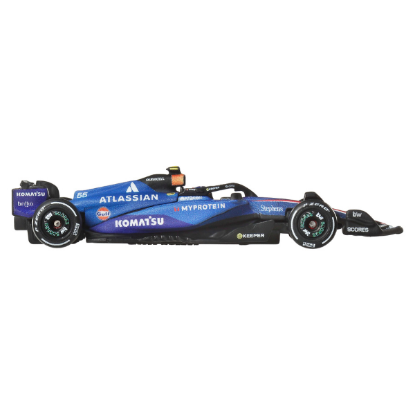Hot Wheels Premium Formula 1 Atlassian Williams Racing #23 Vehicle, 1:64 Hot Wheels Premium Formula 1 Atlassian Williams Racing #23 Vehicle, 1:64