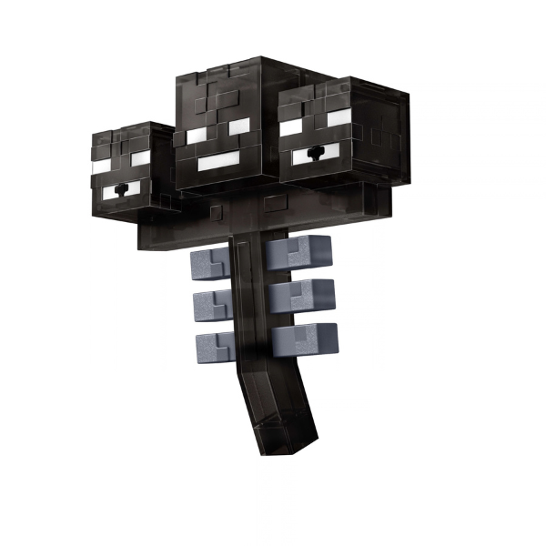 Figurină interactivă „Wither” Minecraft, lumini, sunete și 2 accesorii cu lansare Figurină interactivă „Wither” Minecraft, lumini, sunete și 2 accesorii cu lansare